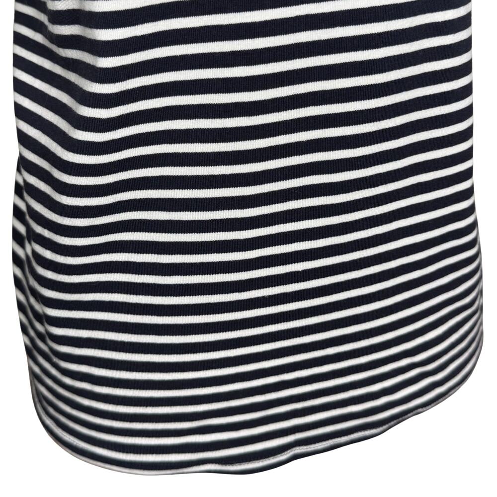 Free Assembly Striped Halter Tank Top Size XL Navy Blue Parisian Chic Coastal - Picture 5 of 8